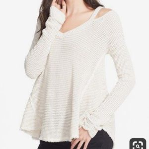 Free People Sweaters - Free people cold shoulder sweater Free People Sweaters - Free people cold shoulder sweater